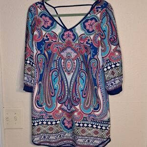 Pink Owl Dress size small